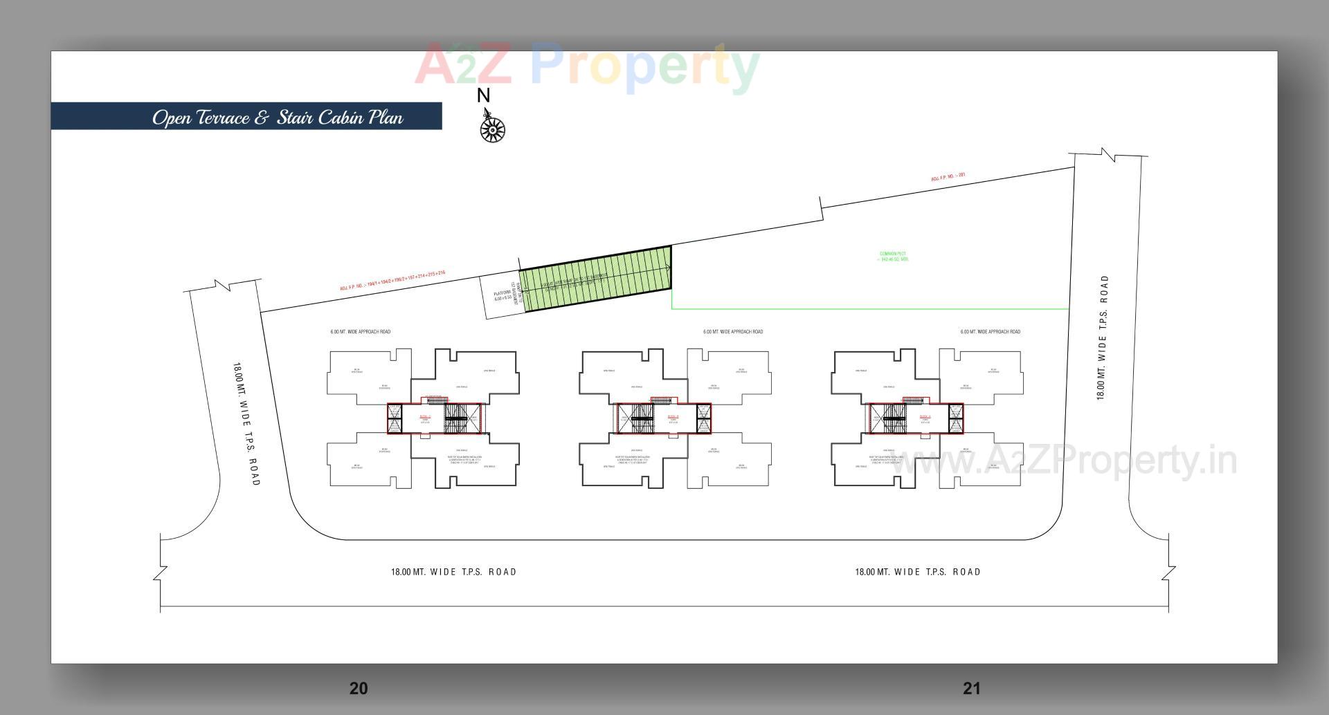 Layout of real estate project Suhaal Serenity located at Zundal, Gandhinagar, Gujarat