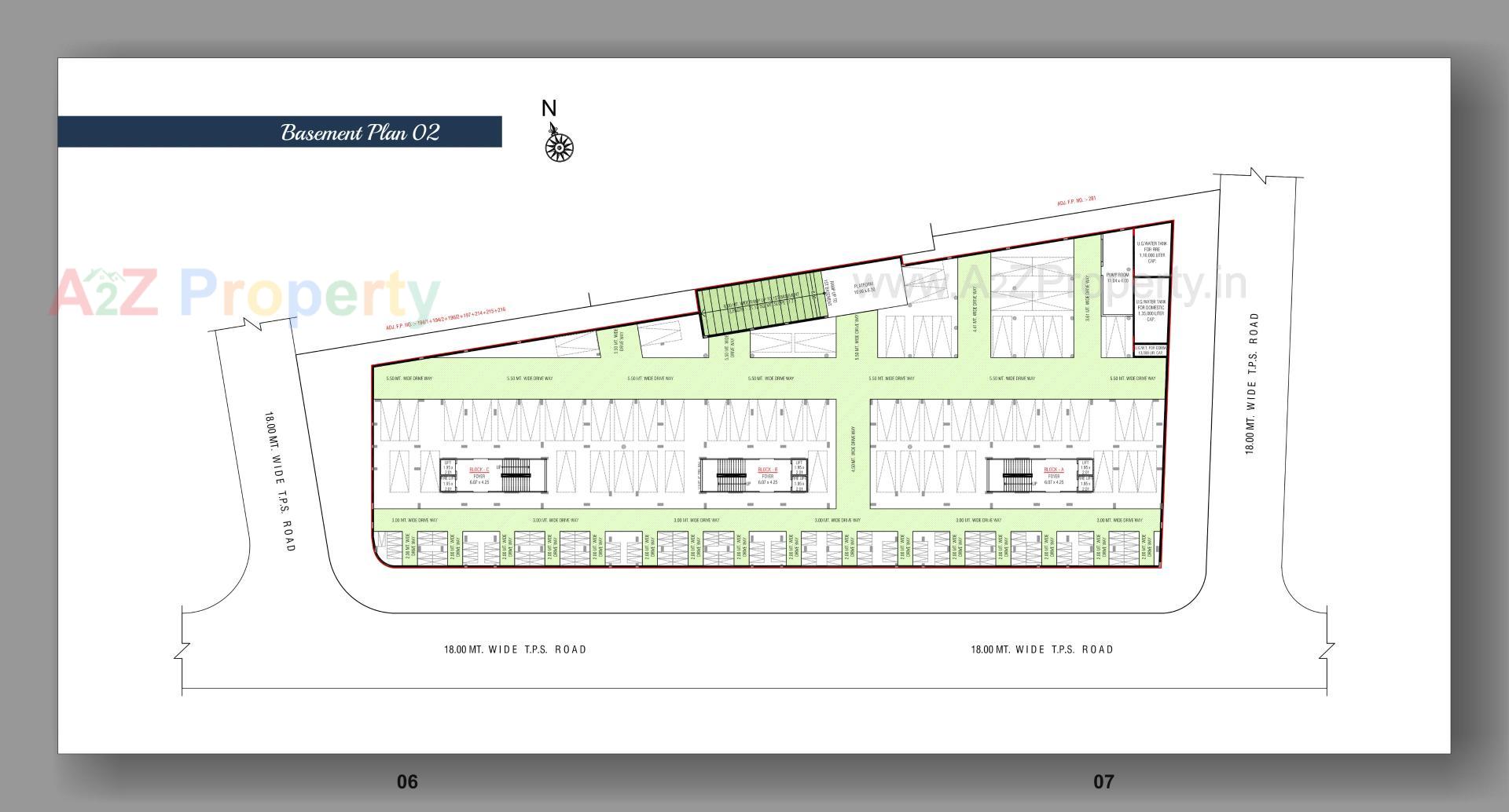 Layout of real estate project Suhaal Serenity located at Zundal, Gandhinagar, Gujarat