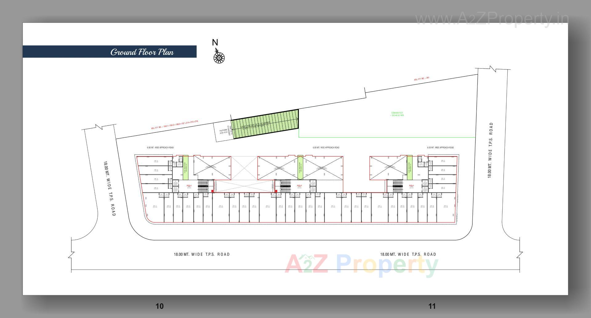 Layout of real estate project Suhaal Serenity located at Zundal, Gandhinagar, Gujarat