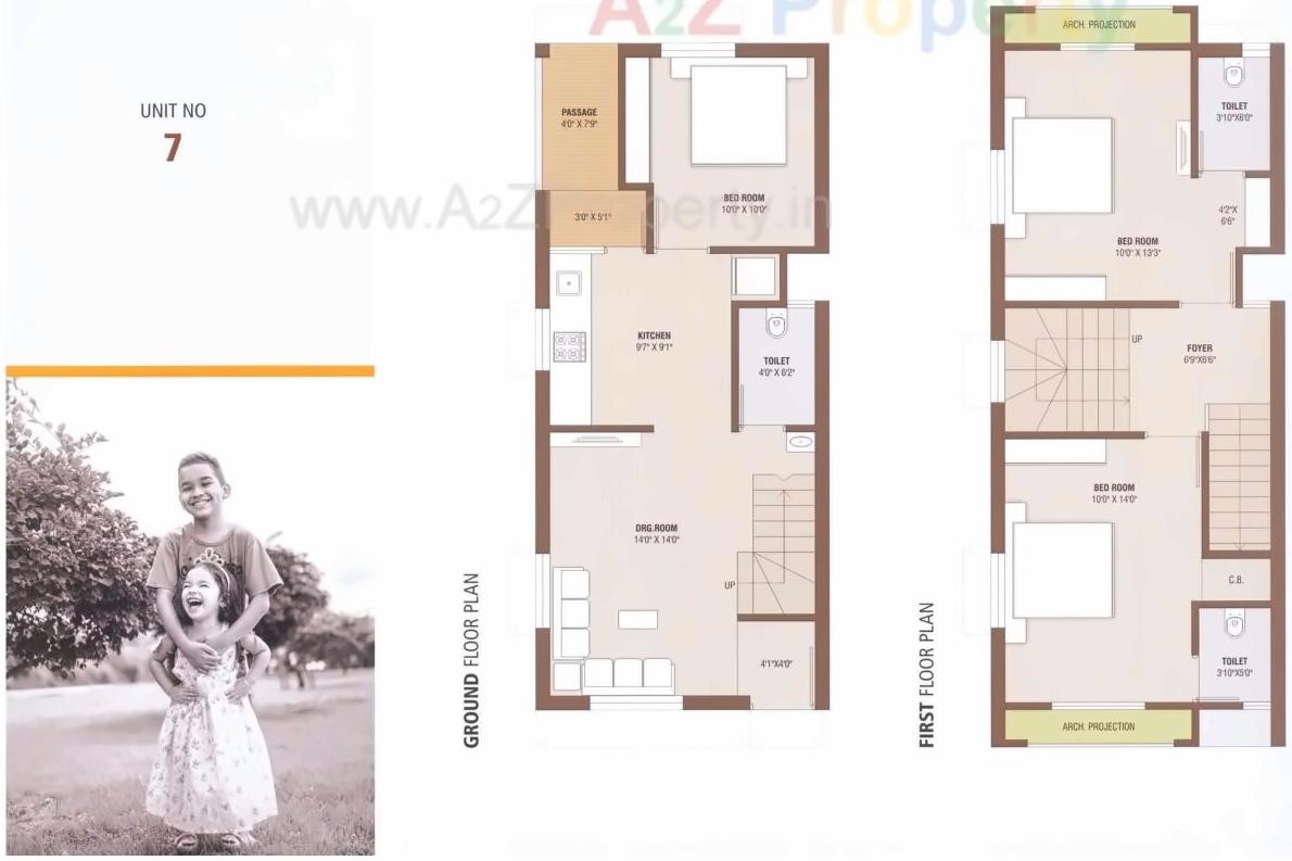 Layout of real estate project Sun Elegance located at Vavol, Gandhinagar, Gujarat