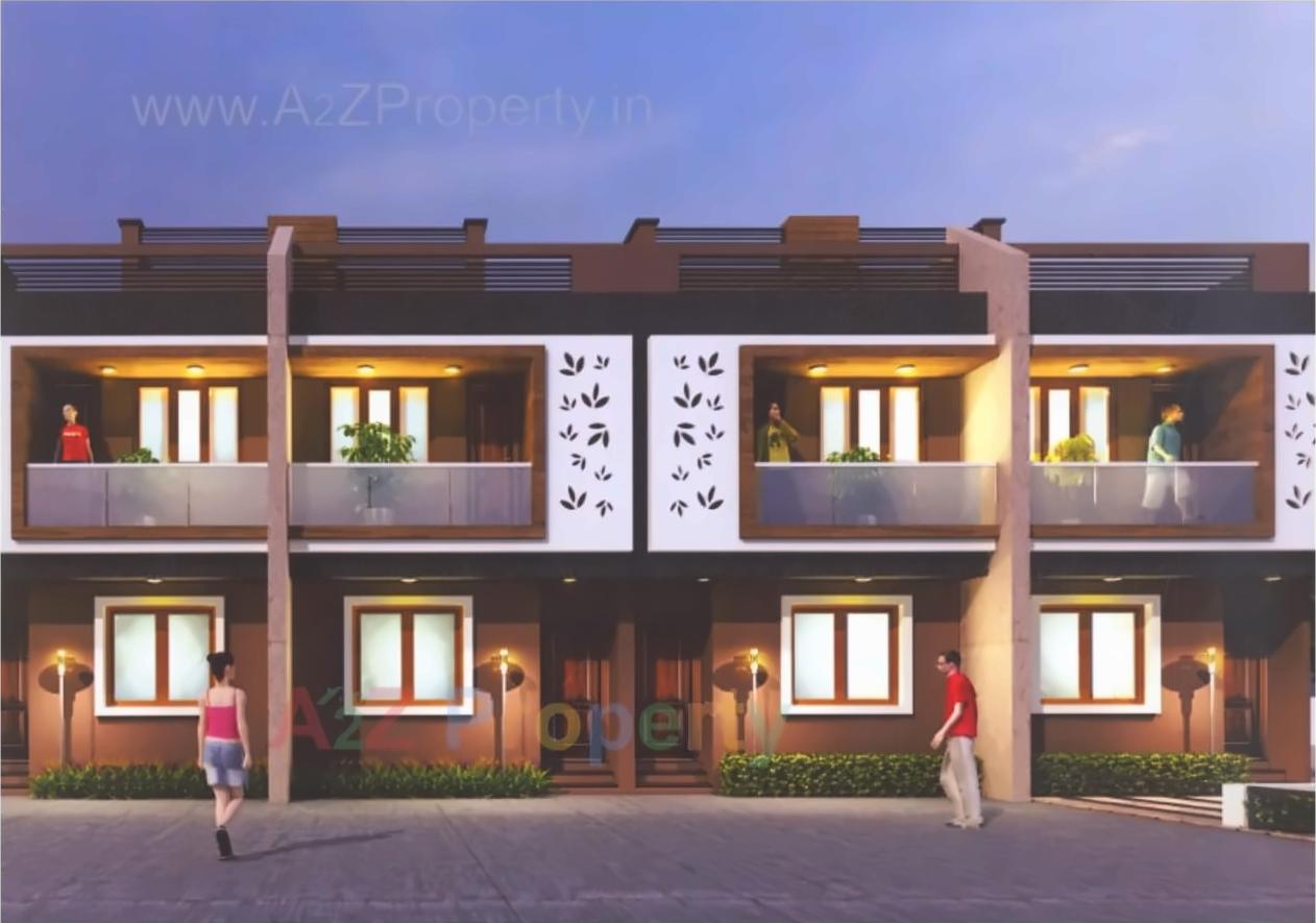 3D Elevation of real estate project Sun Elegance located at Vavol, Gandhinagar, Gujarat