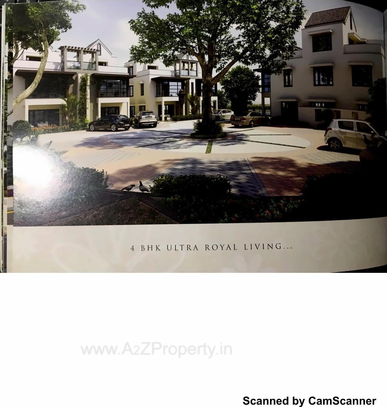 3D Elevation of real estate project Sun Royal Bungalows located at Raysan, Gandhinagar, Gujarat