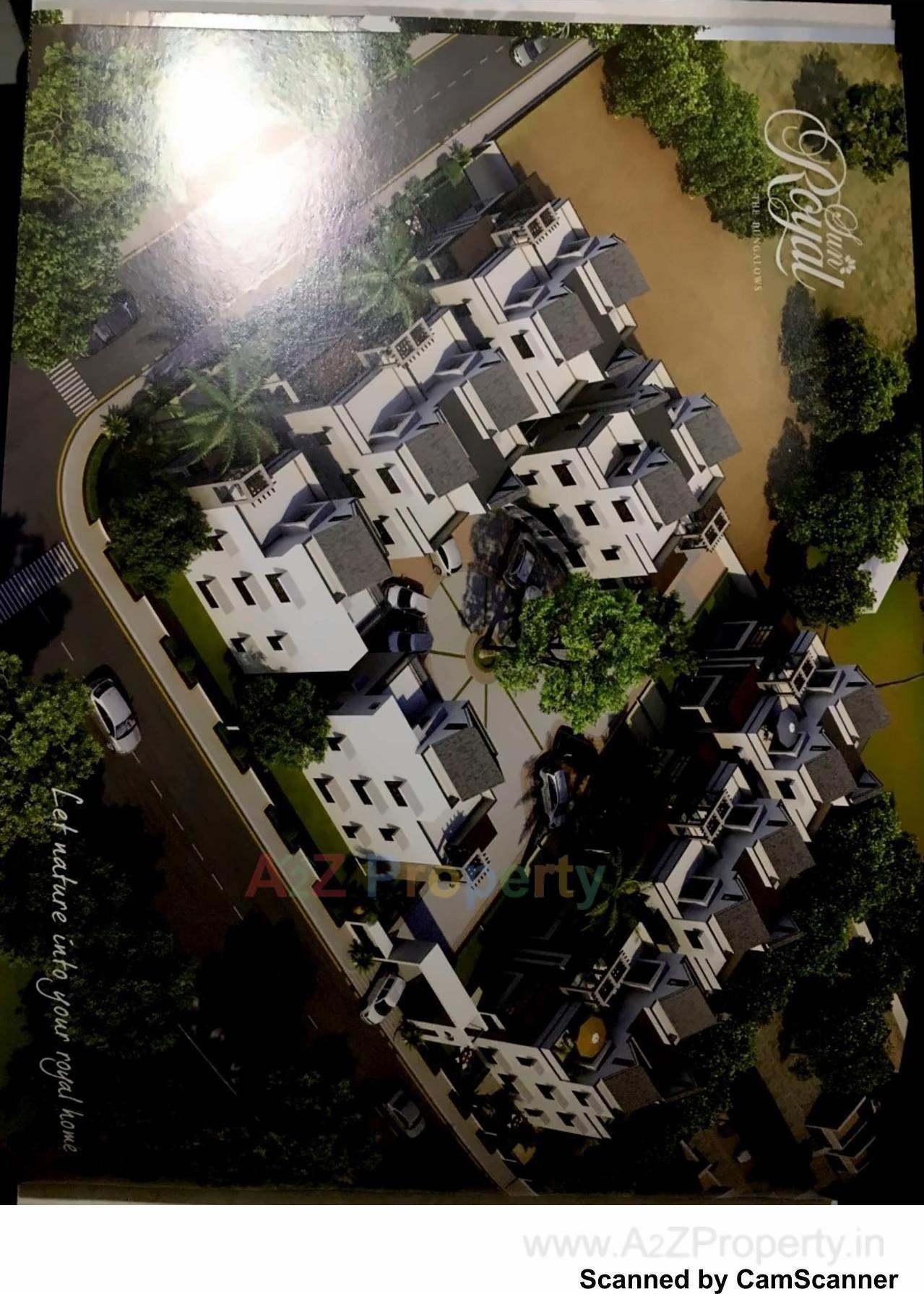 3D Elevation of real estate project Sun Royal Bungalows located at Raysan, Gandhinagar, Gujarat