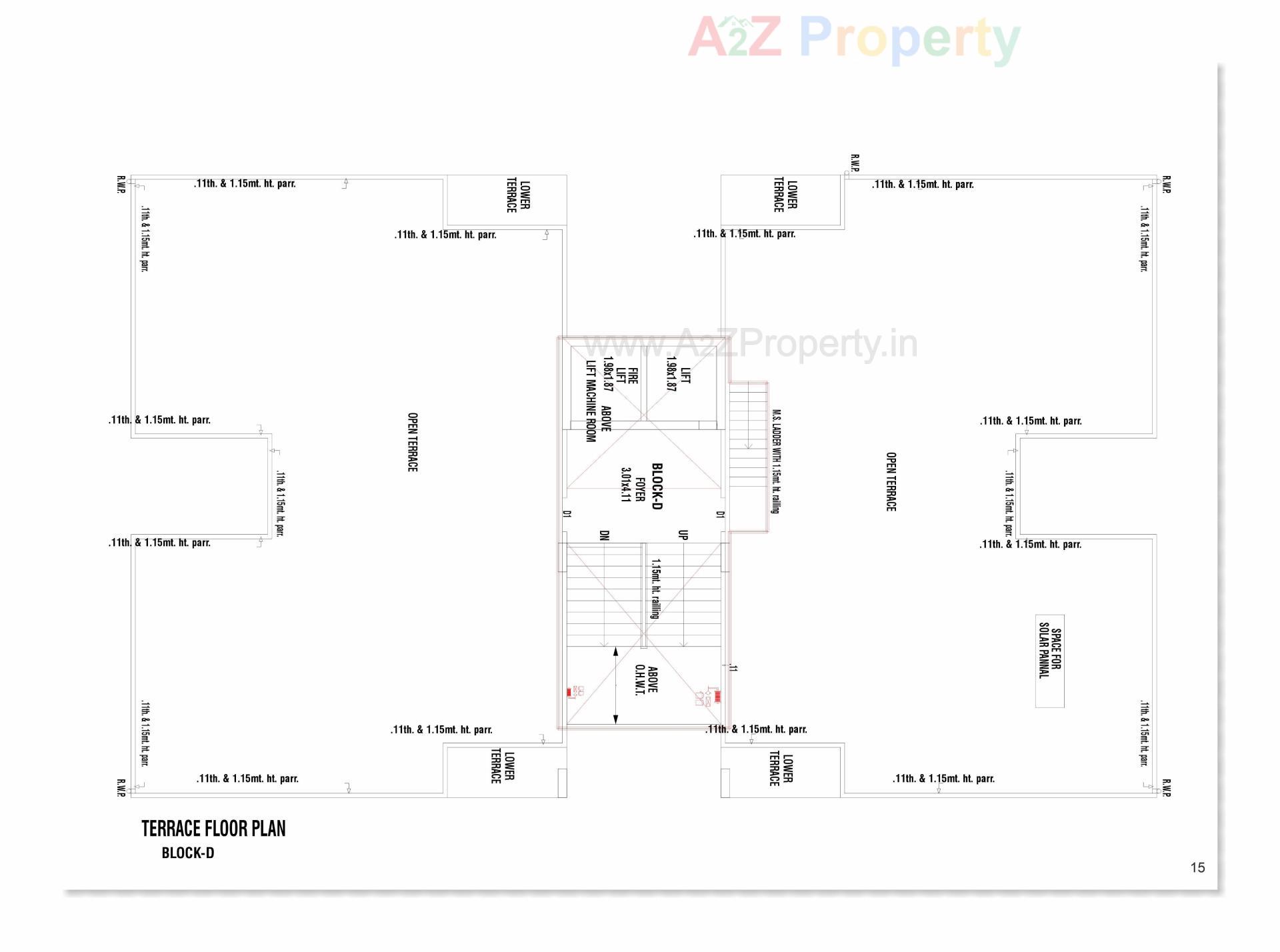 Layout of real estate project Sunshine located at Sargasan, Gandhinagar, Gujarat
