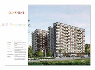 Elevation of real estate project Sunshine located at Sargasan, Gandhinagar, Gujarat