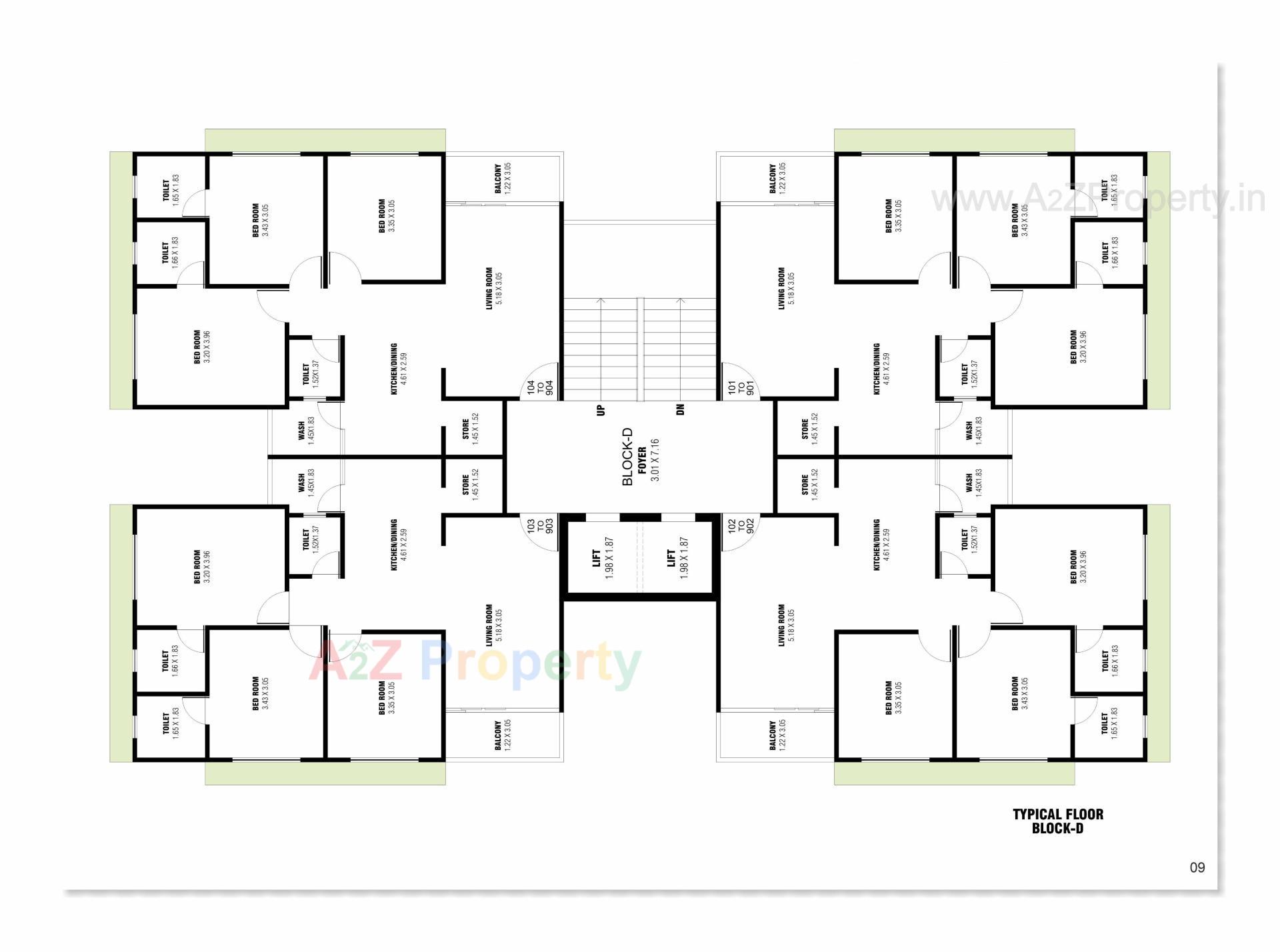 Layout of real estate project Sunshine located at Sargasan, Gandhinagar, Gujarat
