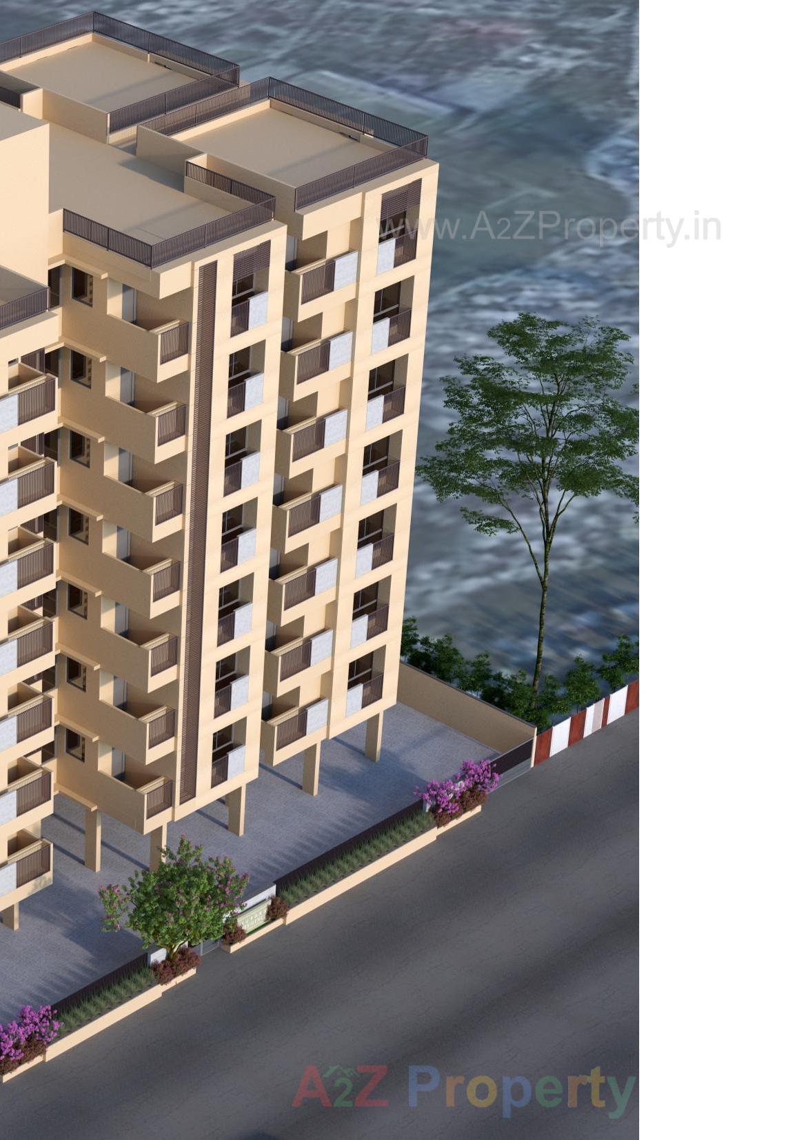 3D Elevation of real estate project Suparn Residency located at Kalol, Gandhinagar, Gujarat