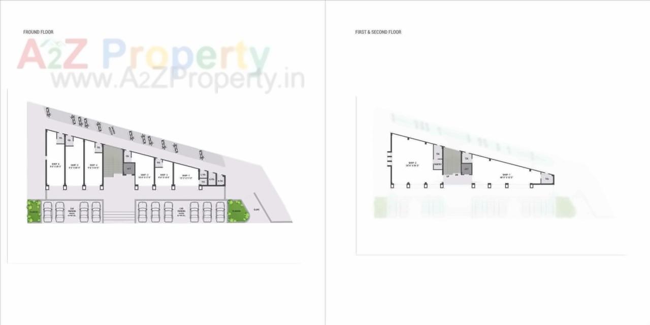 Layout of real estate project Super City located at Santej, Gandhinagar, Gujarat