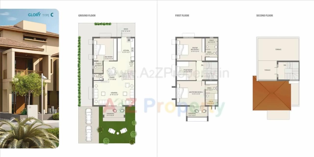 Layout of real estate project Super City located at Santej, Gandhinagar, Gujarat