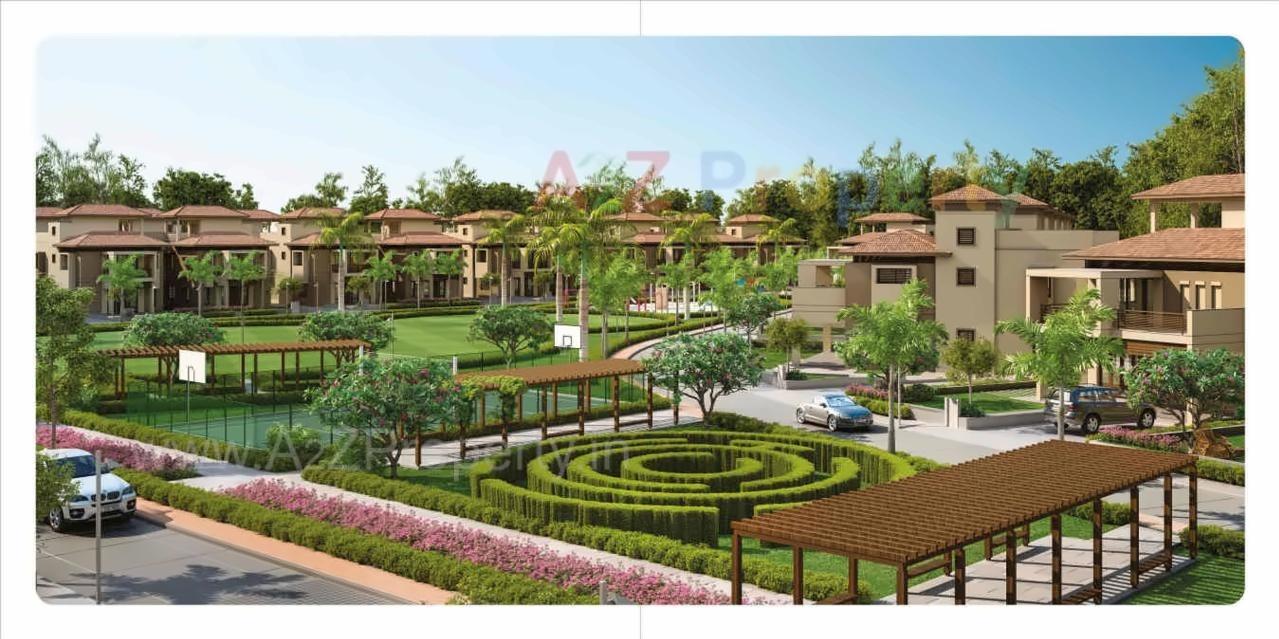 3D Elevation of real estate project Super City located at Santej, Gandhinagar, Gujarat