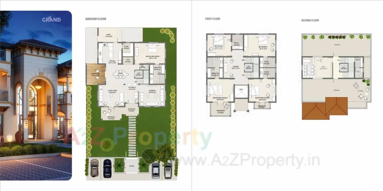Layout of real estate project Super City located at Santej, Gandhinagar, Gujarat