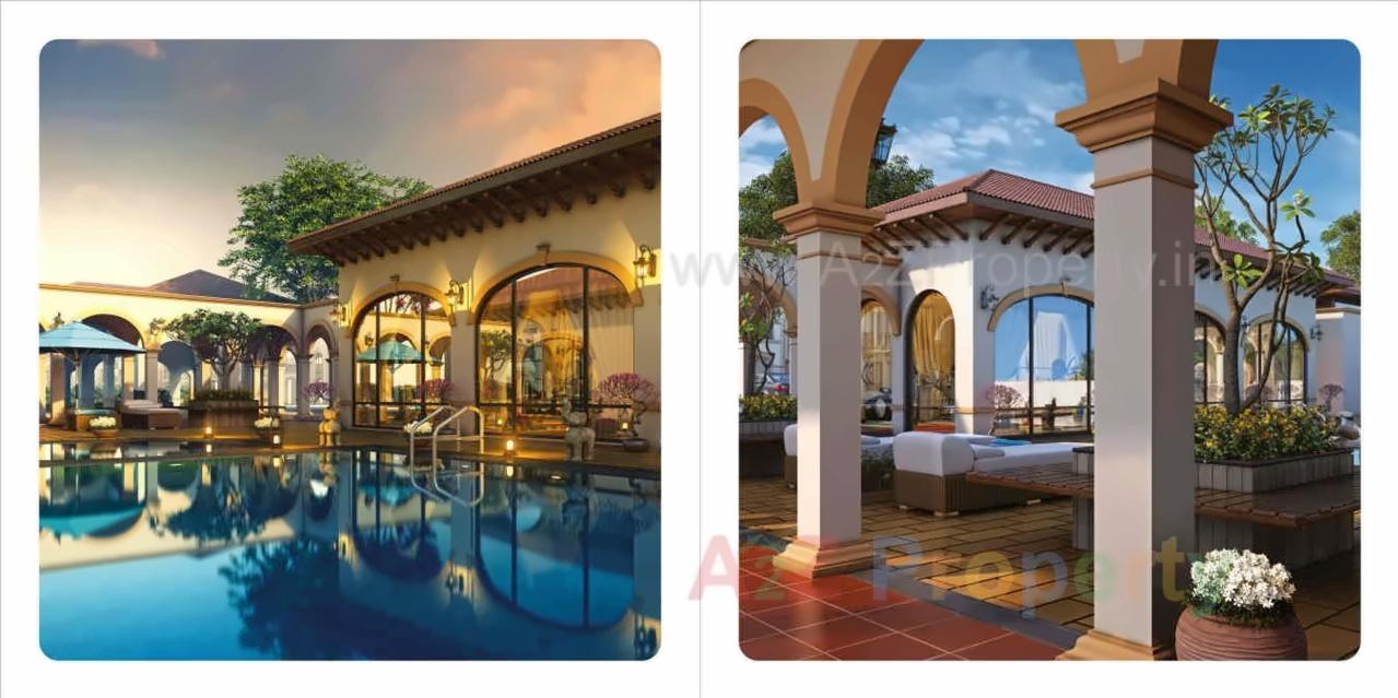 3D Elevation of real estate project Super City located at Santej, Gandhinagar, Gujarat