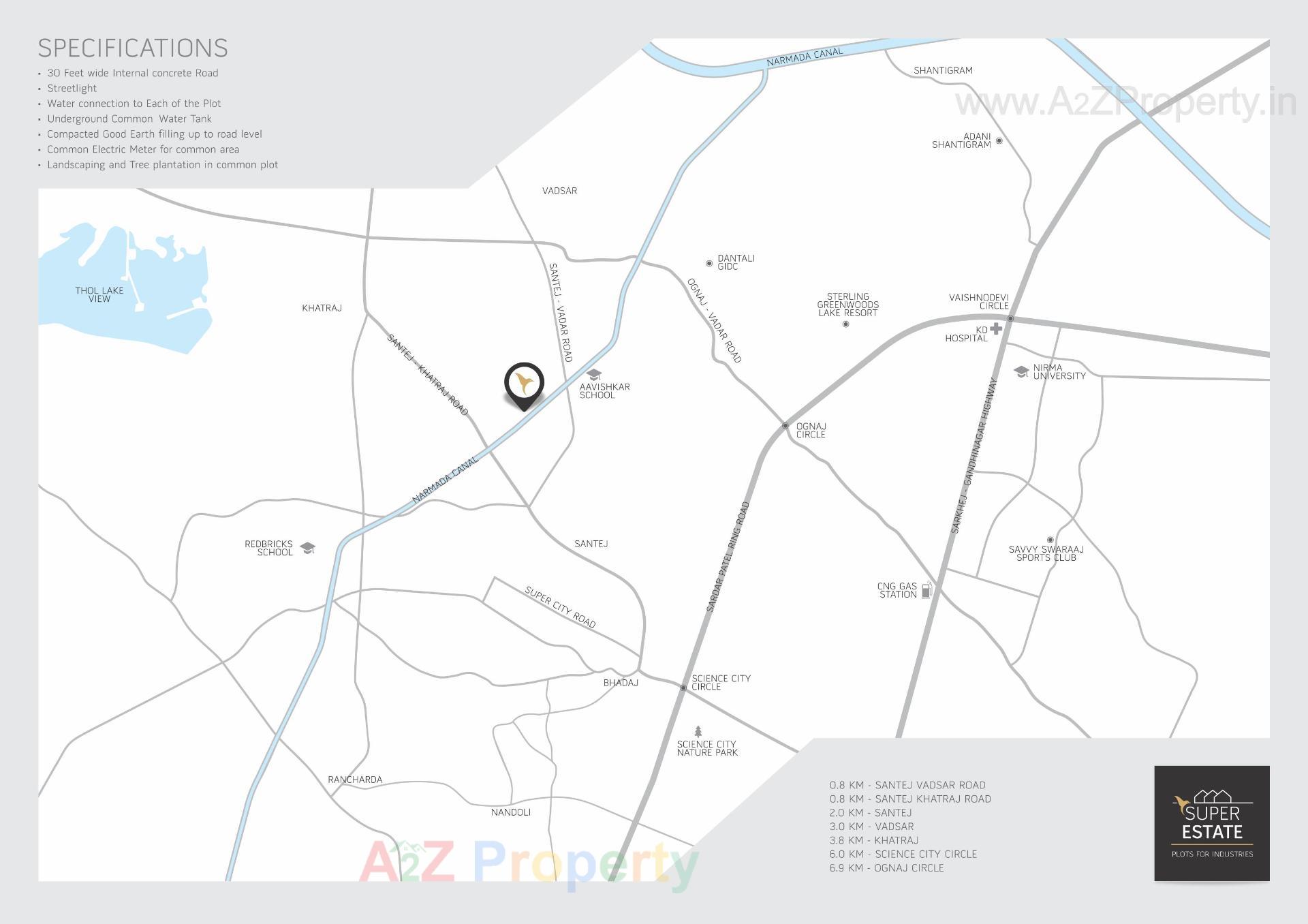  of real estate project Super Estate located at Santej, Gandhinagar, Gujarat