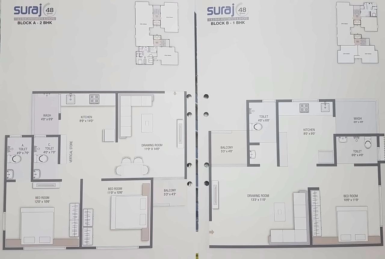 Layout of real estate project Suraj located at Vavol, Gandhinagar, Gujarat