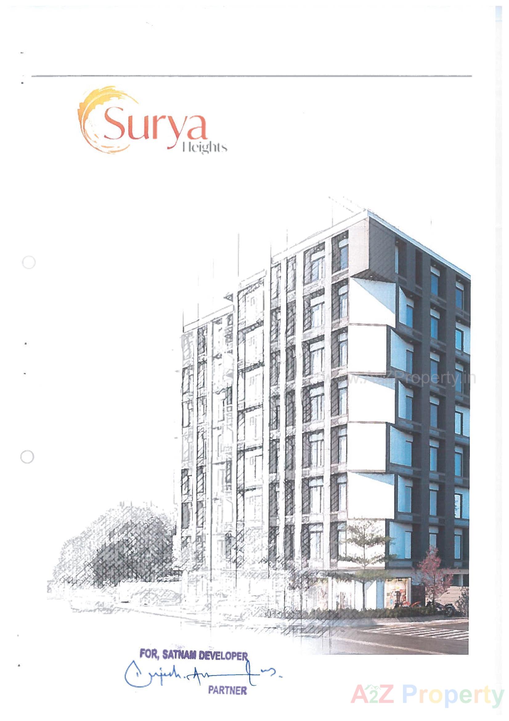  of real estate project Surya Heights located at Nana-chiloda, Gandhinagar, Gujarat