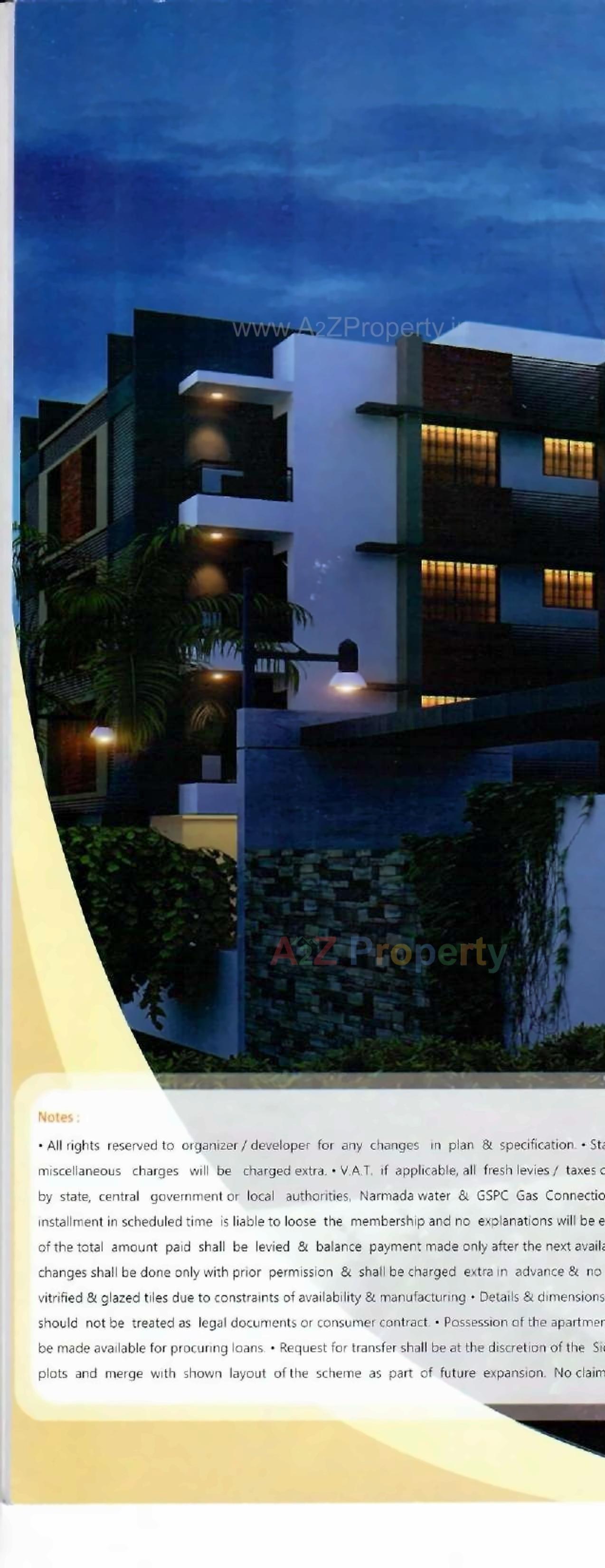 3D Elevation of real estate project Suryam Status located at Raysan, Gandhinagar, Gujarat