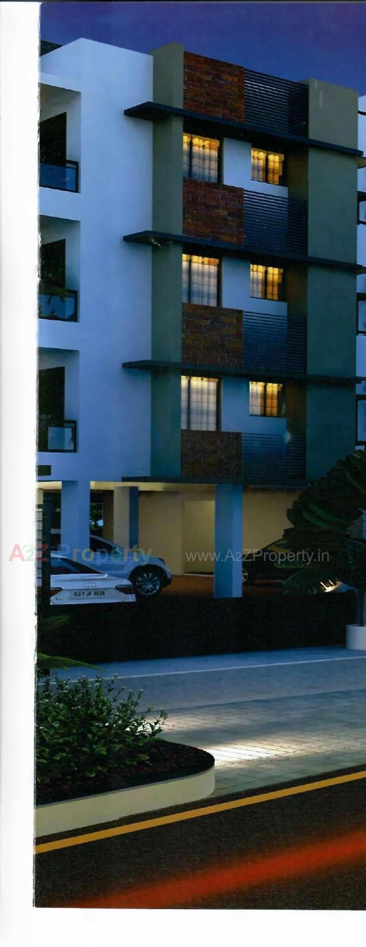 3D Elevation of real estate project Suryam Status located at Raysan, Gandhinagar, Gujarat