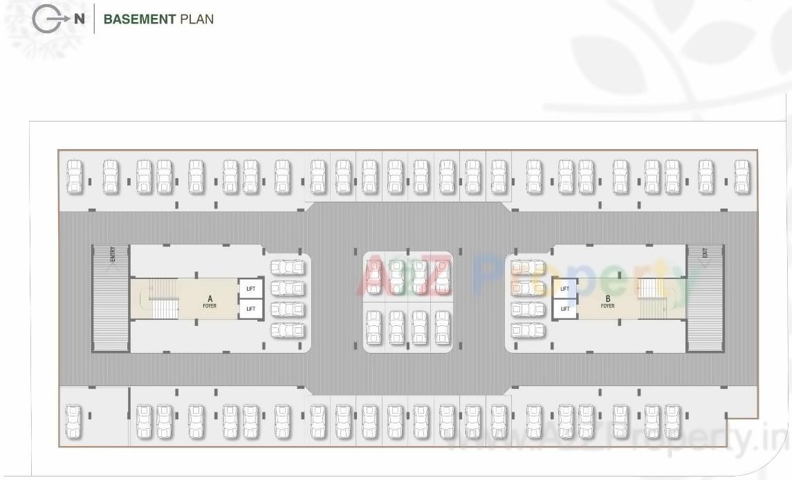 Layout of real estate project Suyash Harmonica located at Kudasan, Gandhinagar, Gujarat