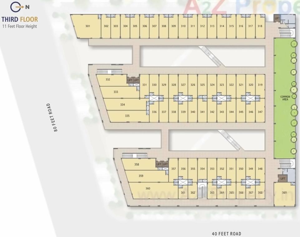Layout of real estate project Suyash Solitaire located at Kudasan, Gandhinagar, Gujarat