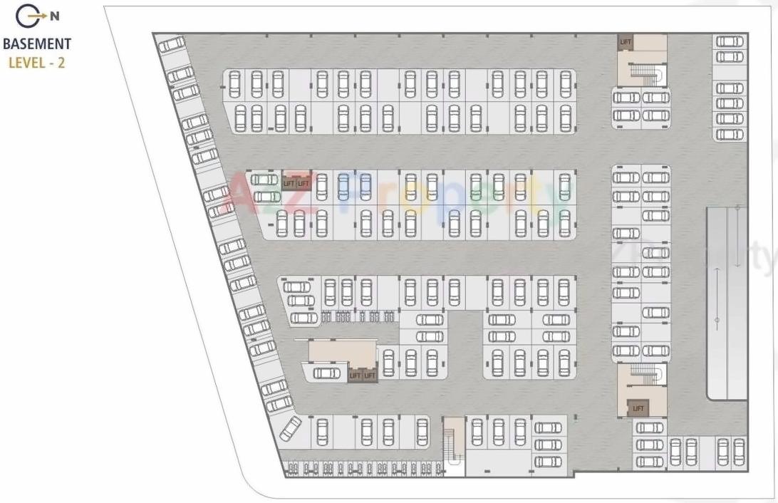 Layout of real estate project Suyash Solitaire located at Kudasan, Gandhinagar, Gujarat