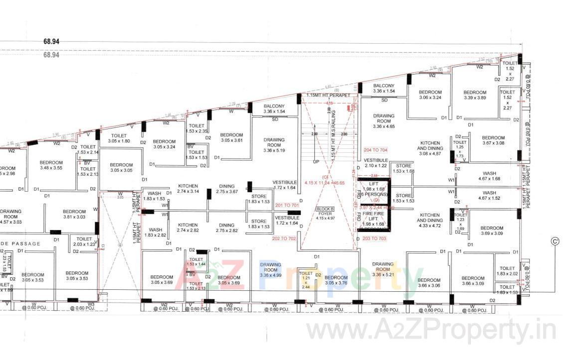 Layout of real estate project Sv Diamond located at Pethapur, Gandhinagar, Gujarat