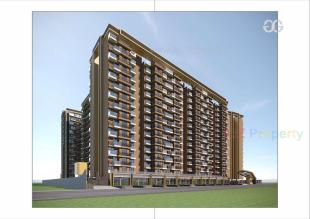 Elevation of real estate project Swagat Glassglow located at Sargasan, Gandhinagar, Gujarat