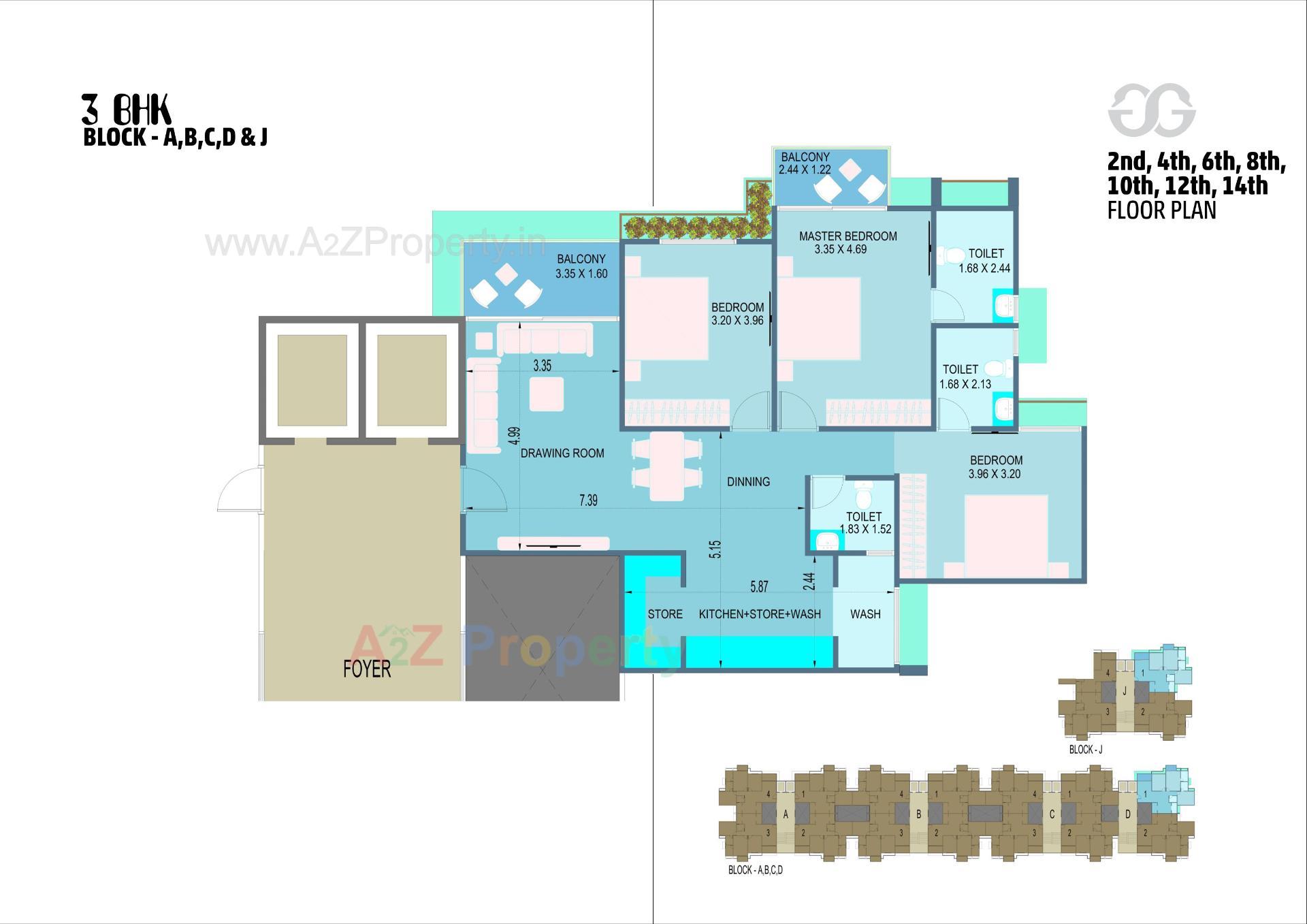 Layout of real estate project Swagat Glassglow located at Sargasan, Gandhinagar, Gujarat