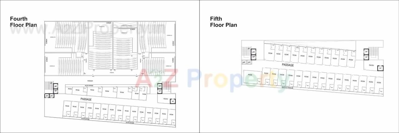 Layout of real estate project Swagat Holidaymall located at Sargasan, Gandhinagar, Gujarat