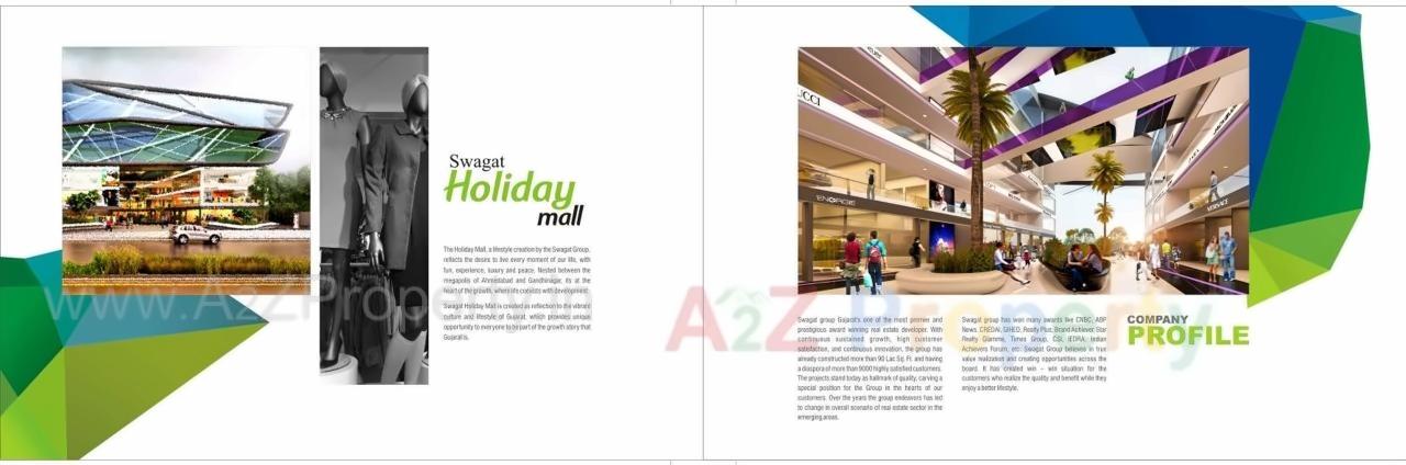  of real estate project Swagat Holidaymall located at Sargasan, Gandhinagar, Gujarat