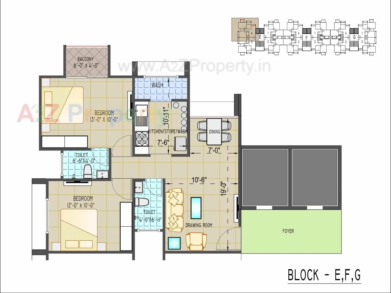 Layout of real estate project Swagat Queen's Land located at Sargasan, Gandhinagar, Gujarat