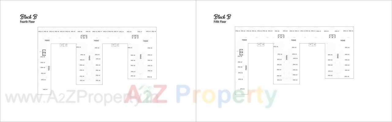 Layout of real estate project Swagat Twincity Highstreet located at Sargasan, Gandhinagar, Gujarat