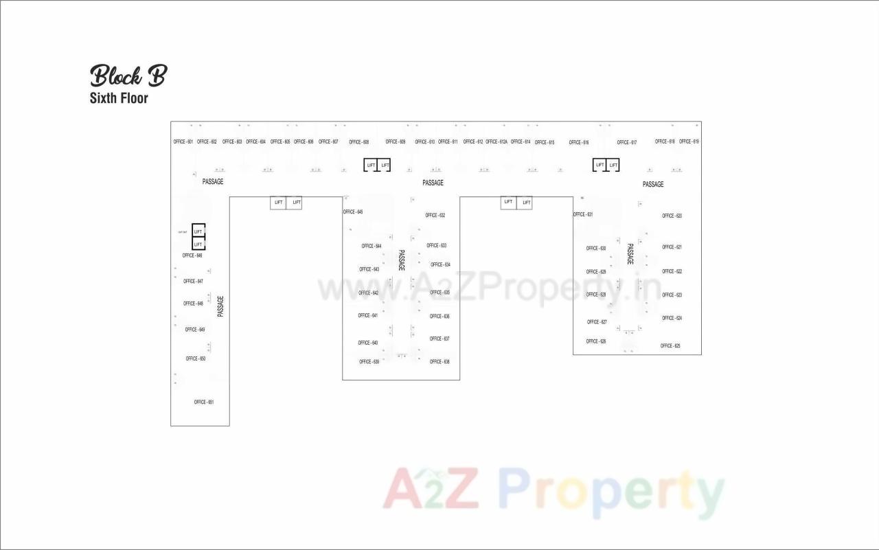 Layout of real estate project Swagat Twincity Highstreet located at Sargasan, Gandhinagar, Gujarat