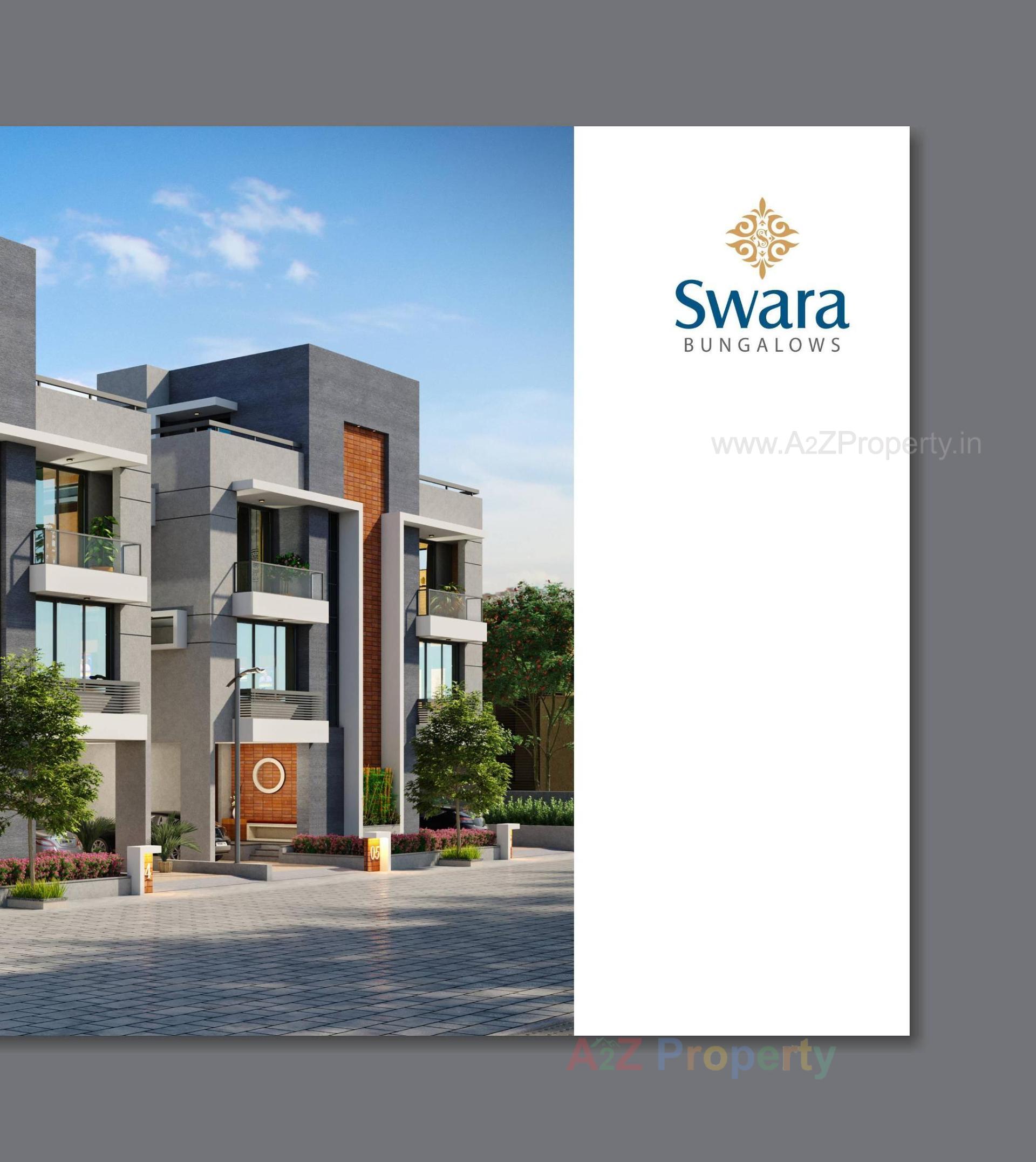 3D Elevation of real estate project Swara Bungalows located at Raysan, Gandhinagar, Gujarat