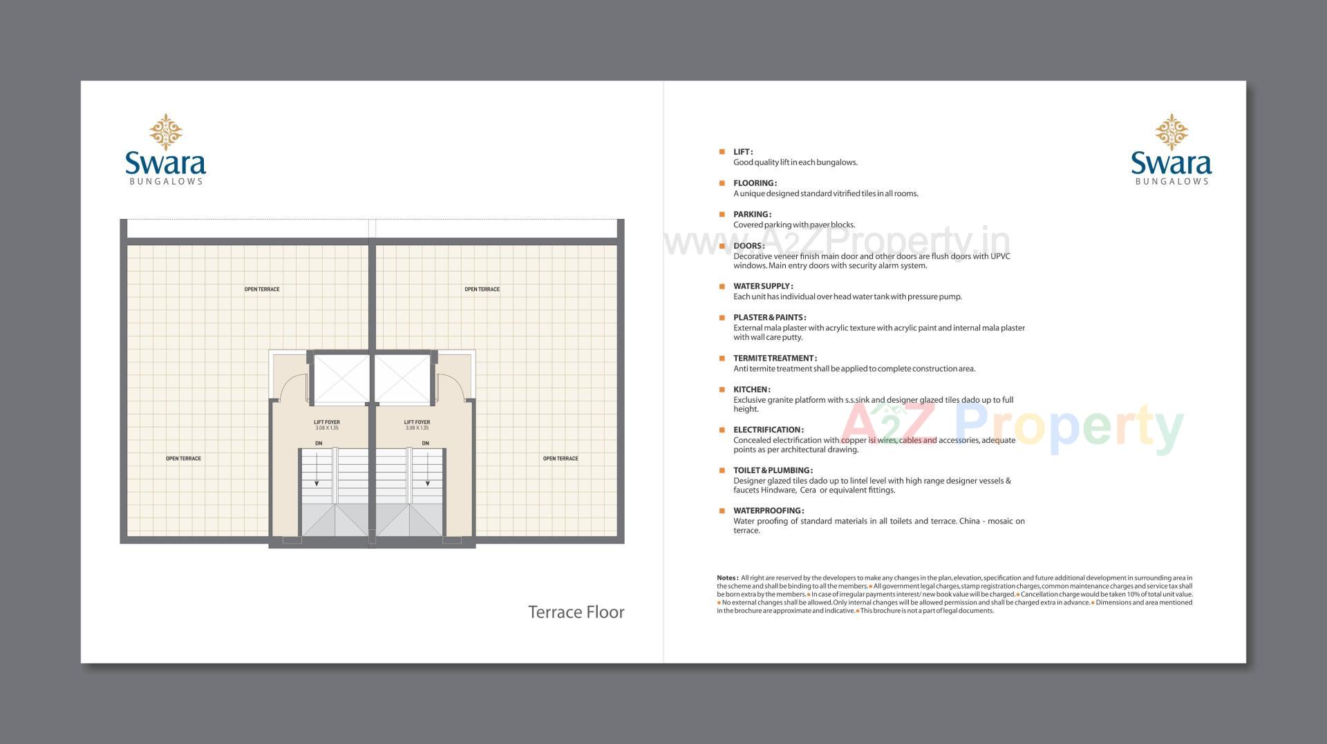  of real estate project Swara Bungalows located at Raysan, Gandhinagar, Gujarat