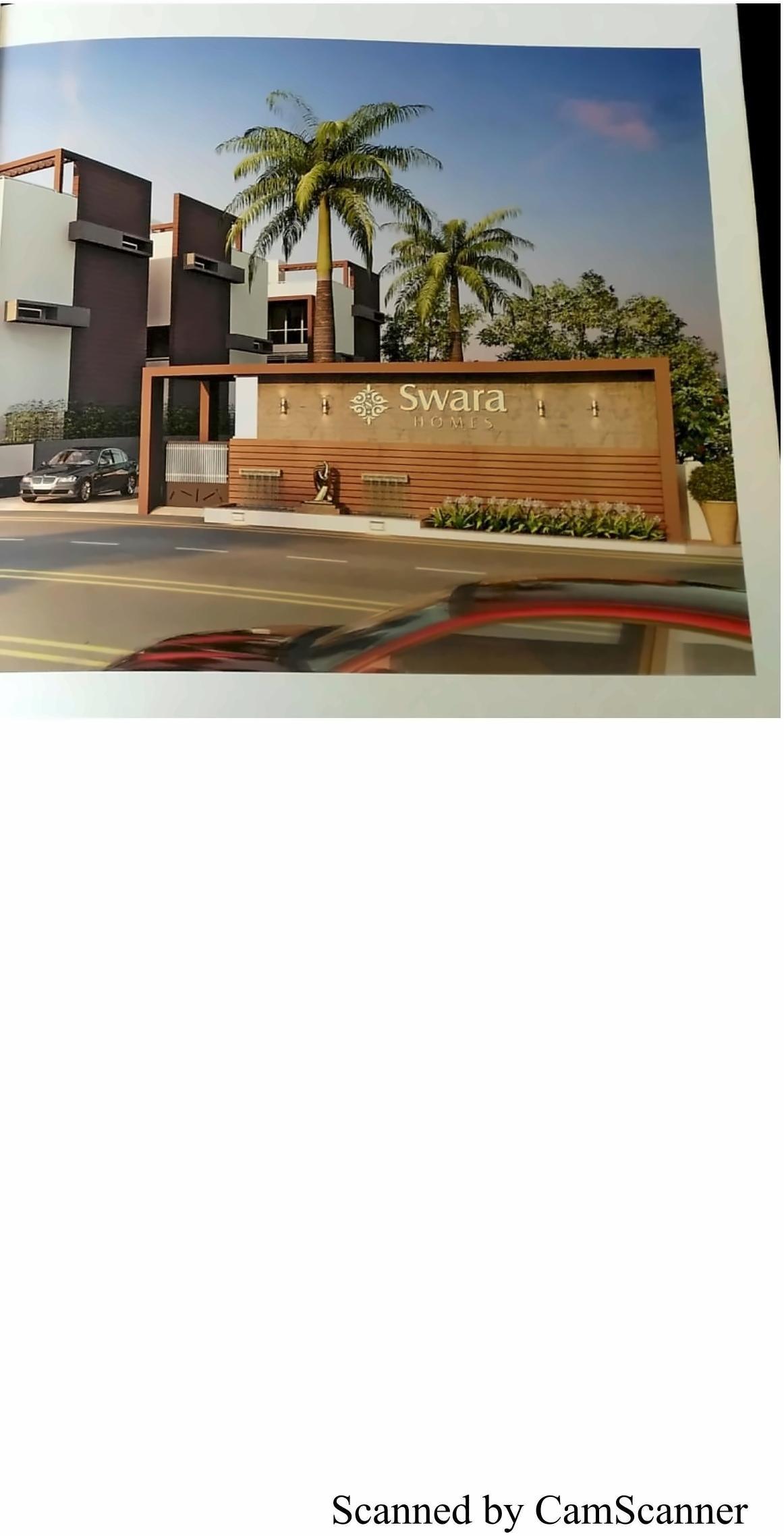 3D Elevation of real estate project Swara Homes located at Kudasan, Gandhinagar, Gujarat