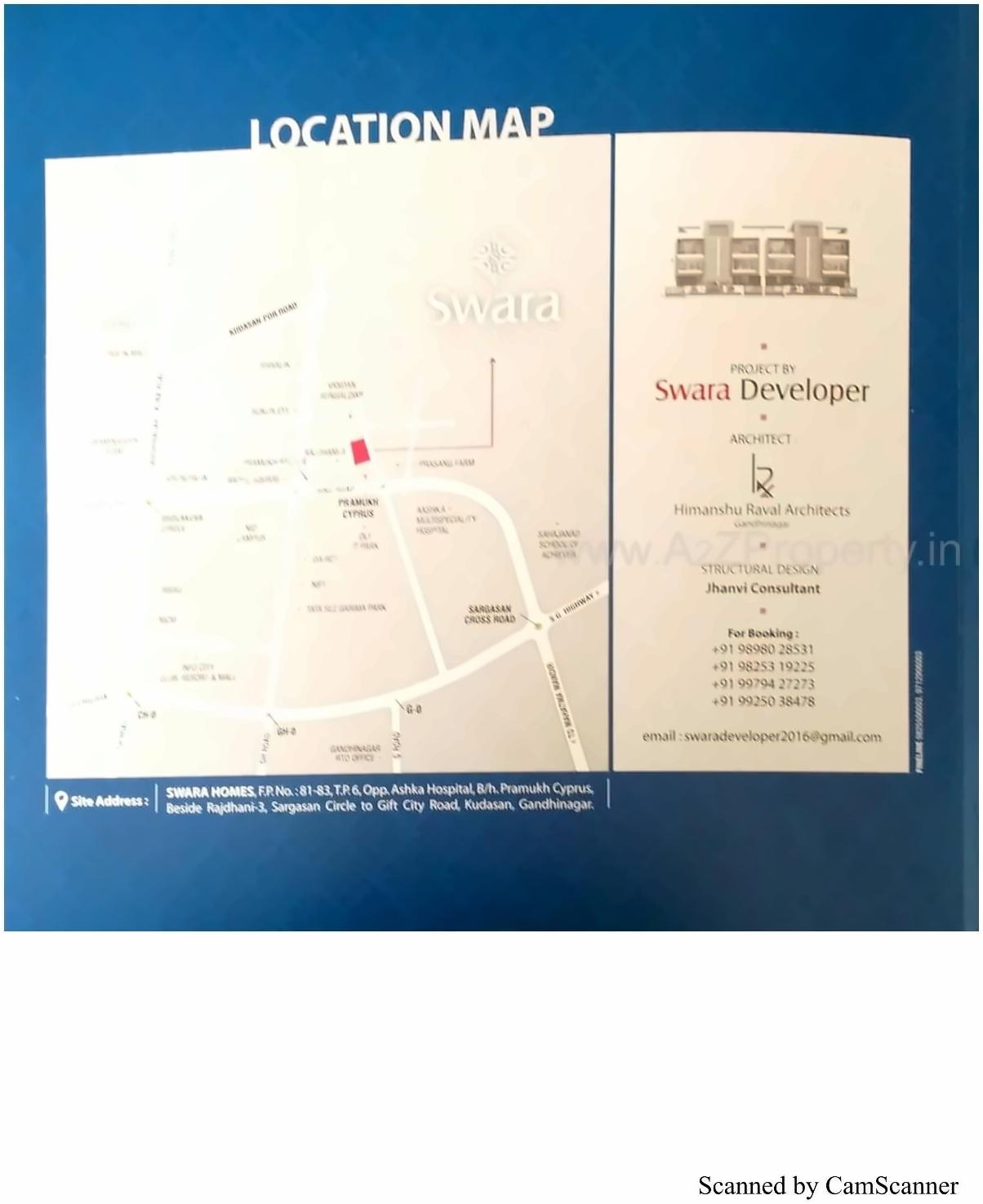  of real estate project Swara Homes located at Kudasan, Gandhinagar, Gujarat