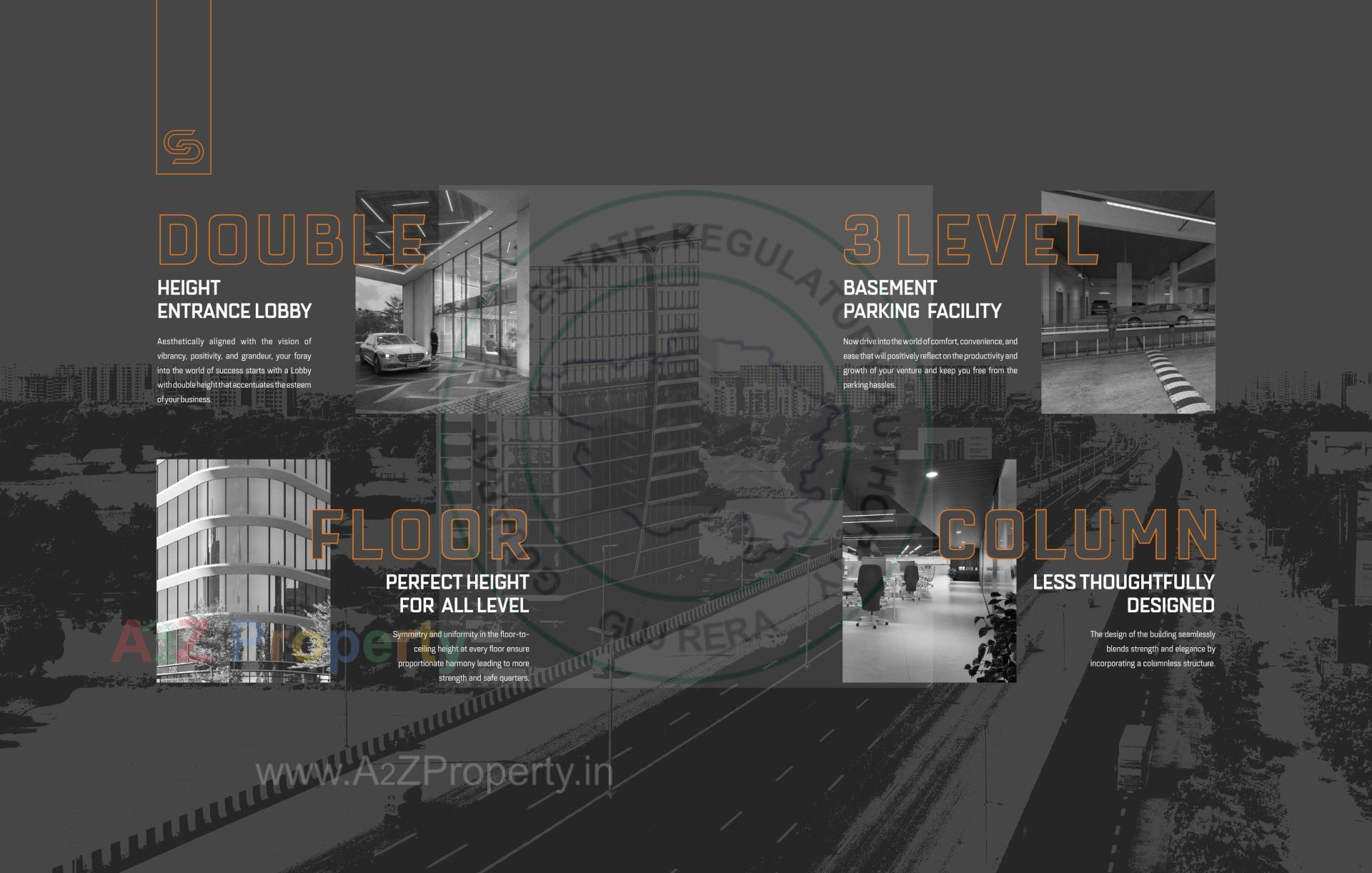  of real estate project Swarnim Business Center located at Khoraj, Gandhinagar, Gujarat