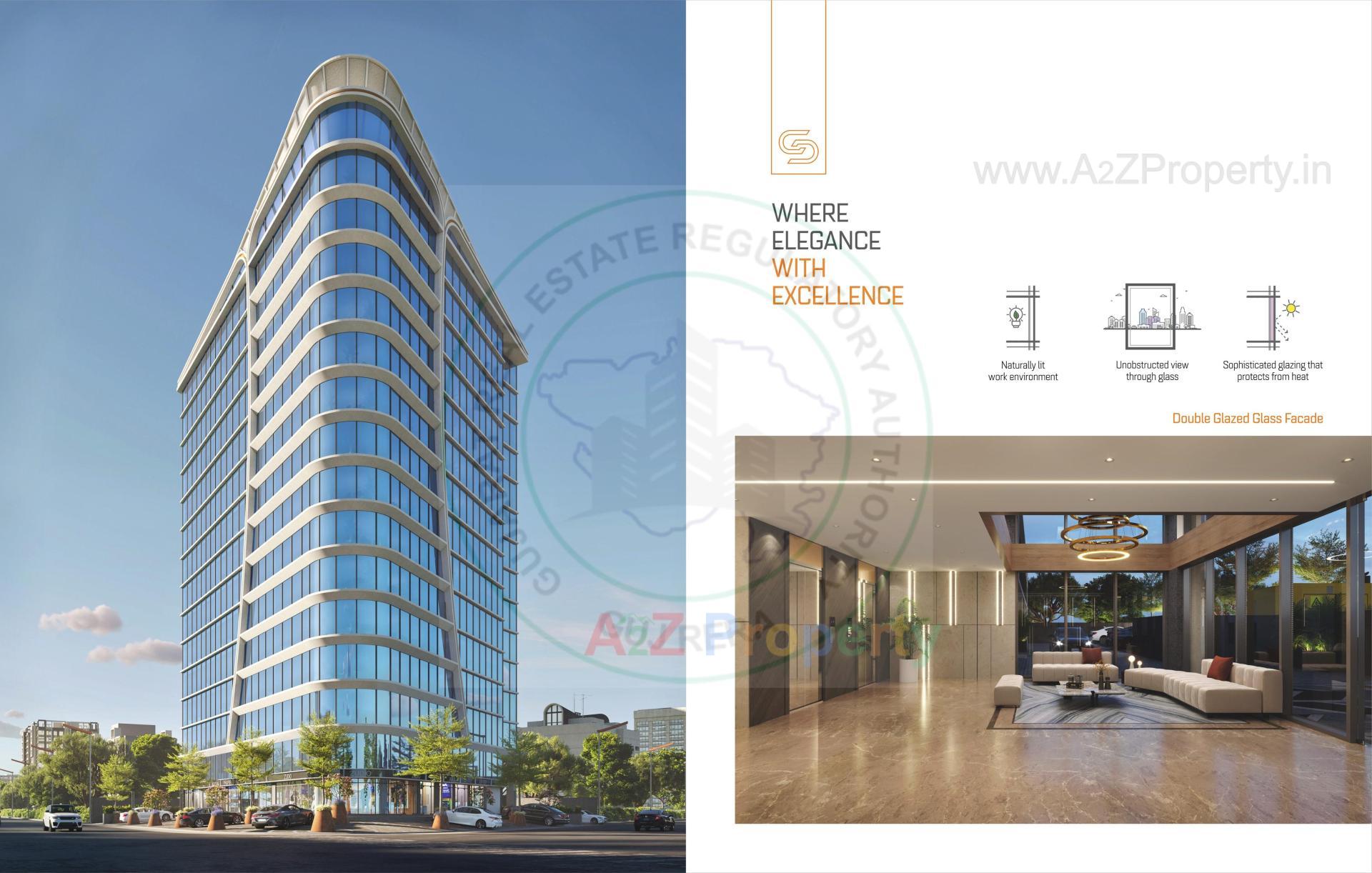  of real estate project Swarnim Business Center located at Khoraj, Gandhinagar, Gujarat