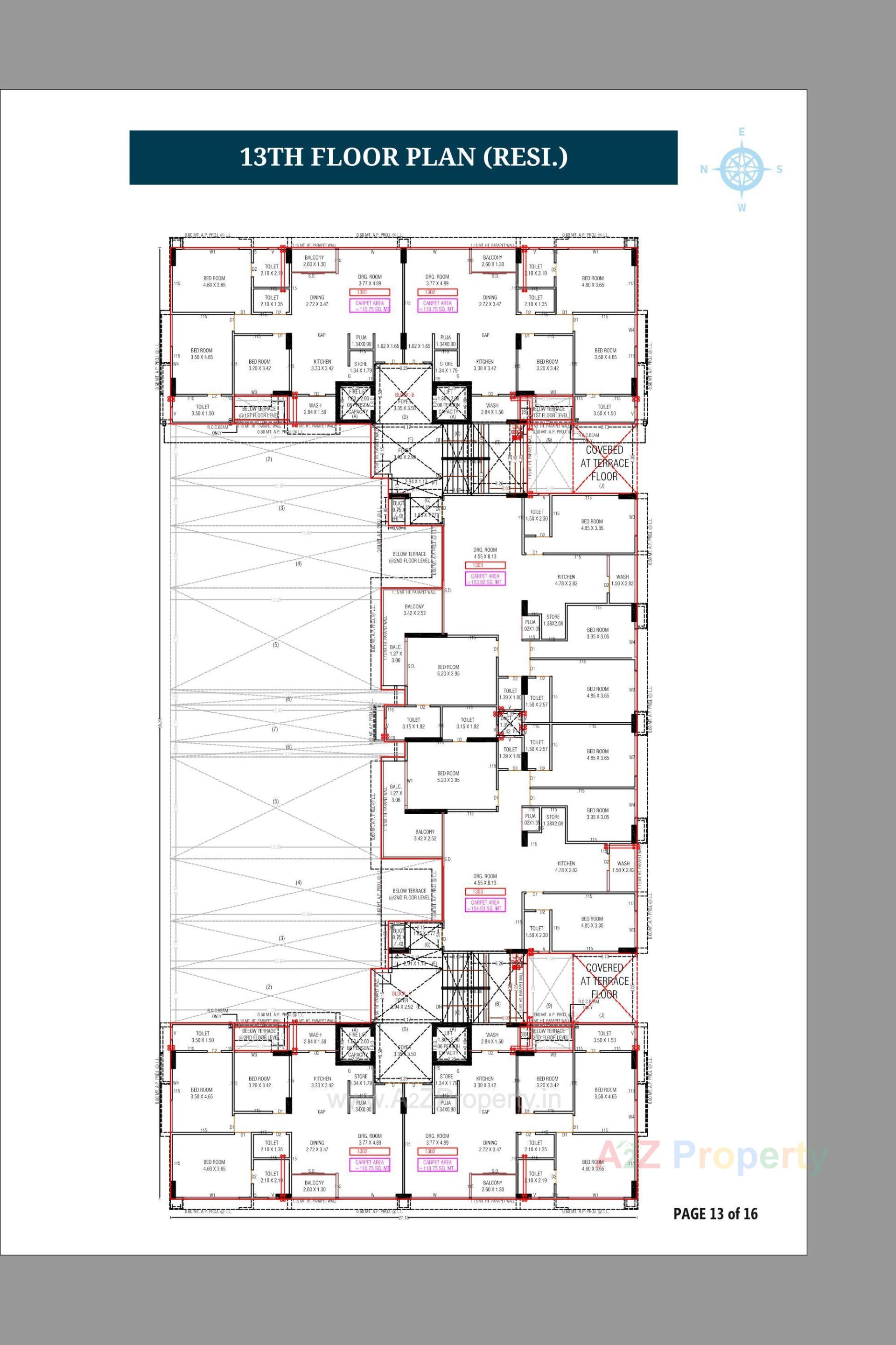Layout of real estate project Swarnim Skyline located at Adalaj, Gandhinagar, Gujarat