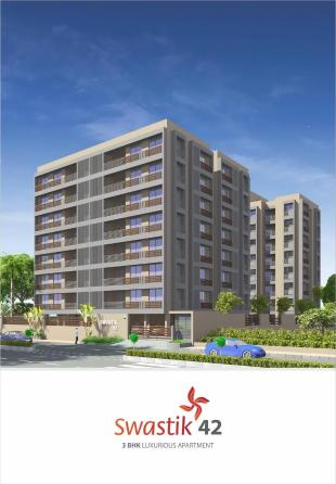 Elevation of real estate project Swastik located at Gandhinagar, Gandhinagar, Gujarat