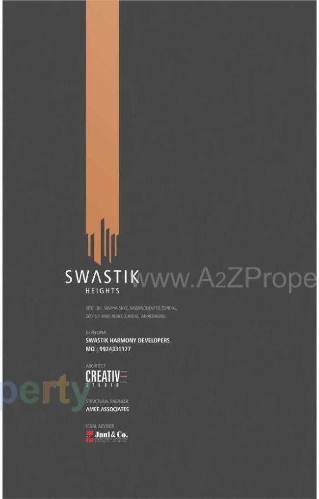  of real estate project Swastik Heights located at Zundal, Gandhinagar, Gujarat