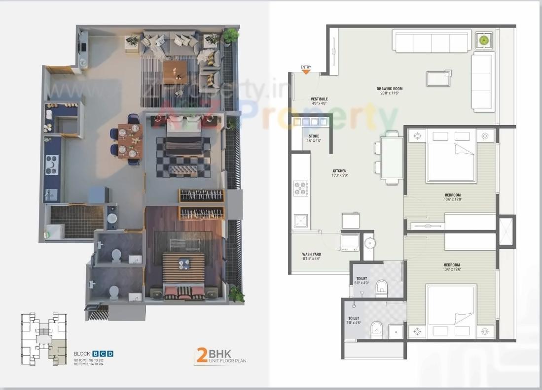 Layout of real estate project Swastik Sopan located at Randesan, Gandhinagar, Gujarat