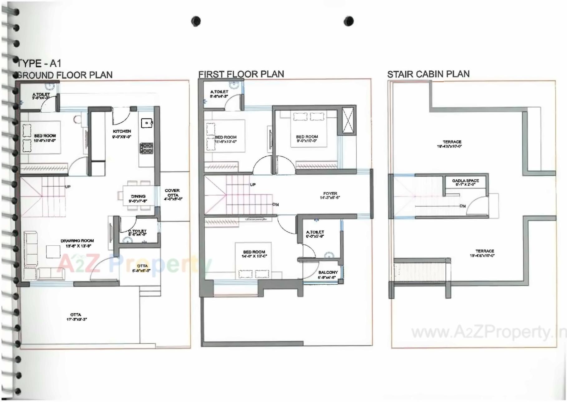 Layout of real estate project Swayam Bungalows located at Gandhinagar, Gandhinagar, Gujarat