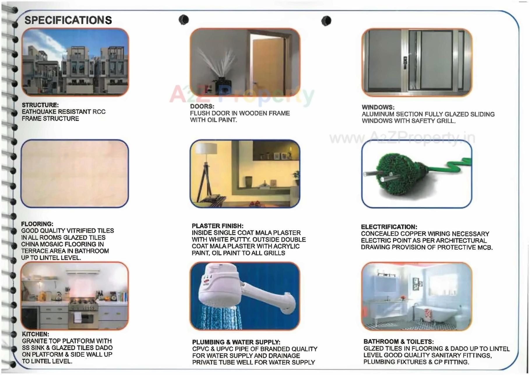 Layout of real estate project Swayam Bungalows located at Gandhinagar, Gandhinagar, Gujarat