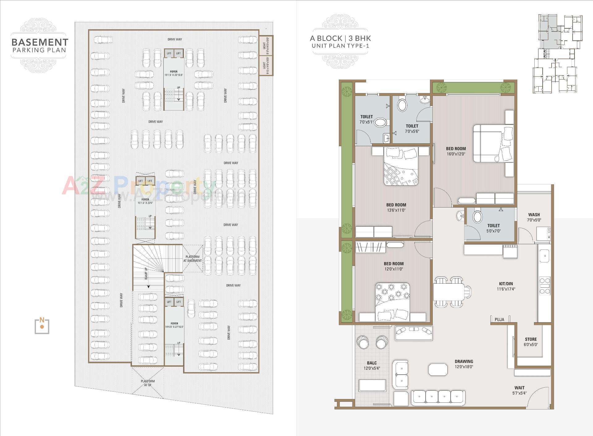 Layout of real estate project Sydney Lifestyle located at Sargasan, Gandhinagar, Gujarat