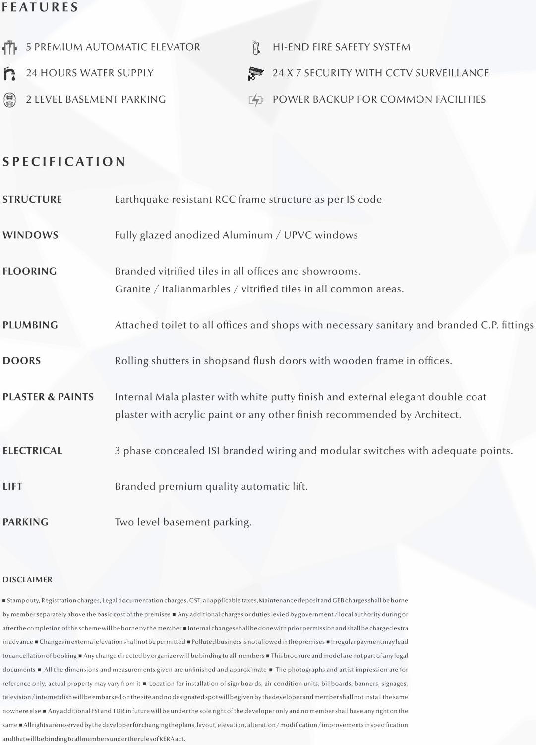  of real estate project Synergy Space located at Sargasan, Gandhinagar, Gujarat