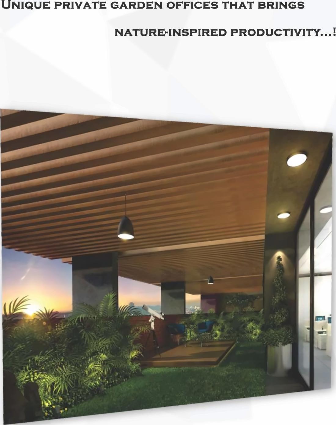 3D Elevation of real estate project Synergy Space located at Sargasan, Gandhinagar, Gujarat