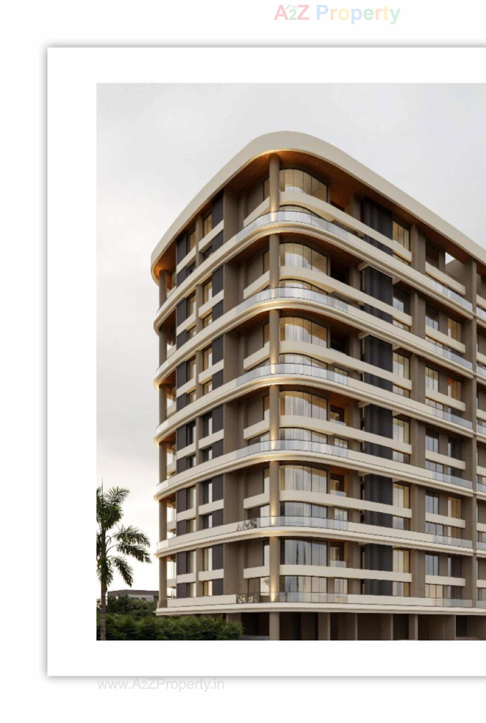 3D Elevation of real estate project Synergy # located at Raysan, Gandhinagar, Gujarat