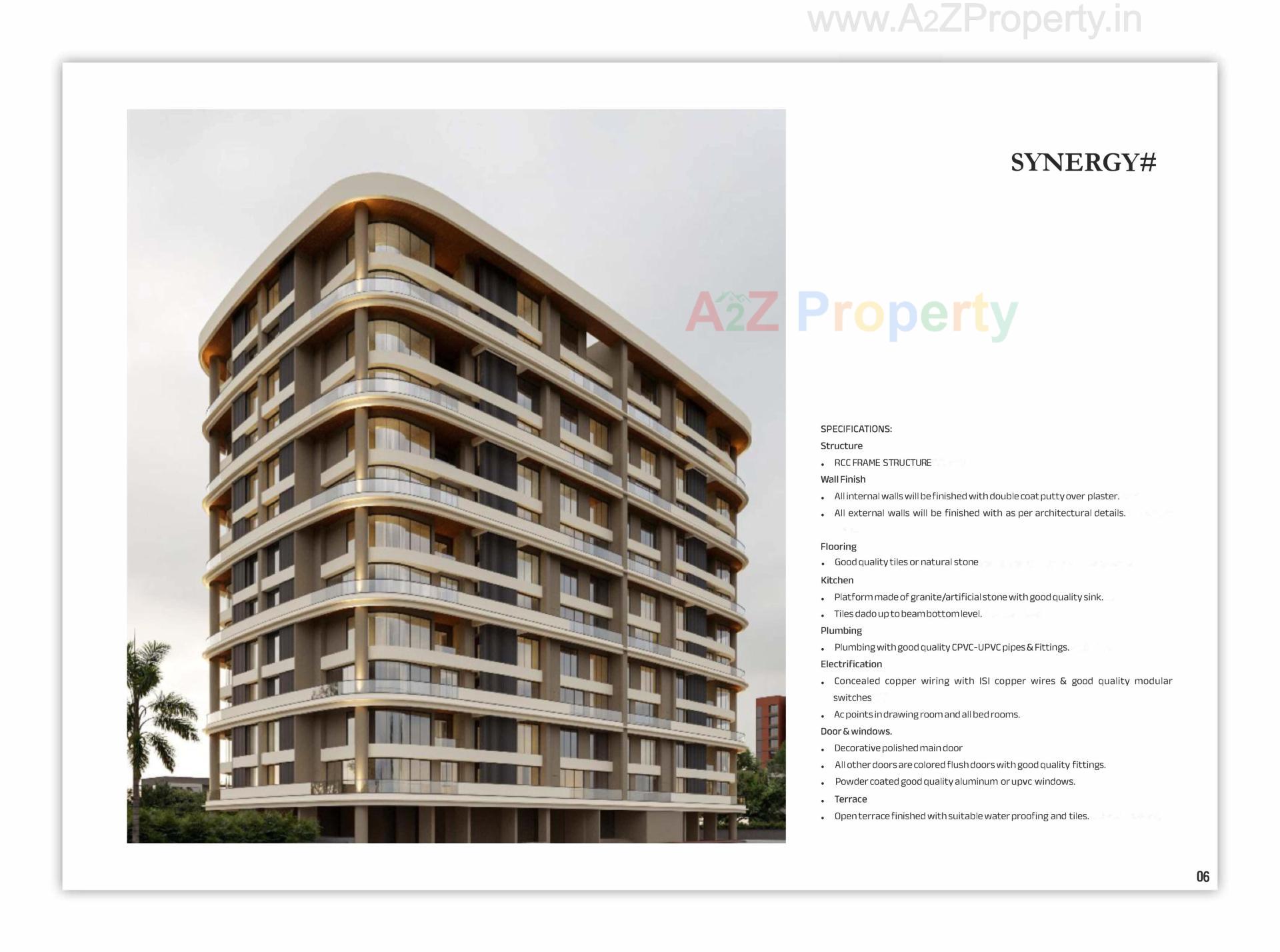  of real estate project Synergy # located at Raysan, Gandhinagar, Gujarat