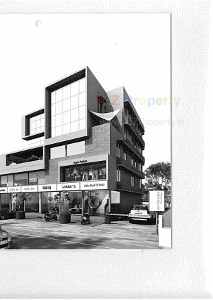 Elevation of real estate project Syphon Gardenia located at Nana-chiloda, Gandhinagar, Gujarat